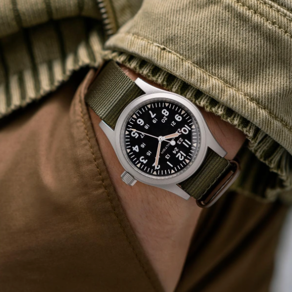 Khaki Field Mechanical H69439931 fra Hamilton