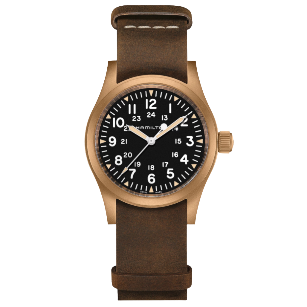 Khaki Field Mechanical H69459530 fra Hamilton