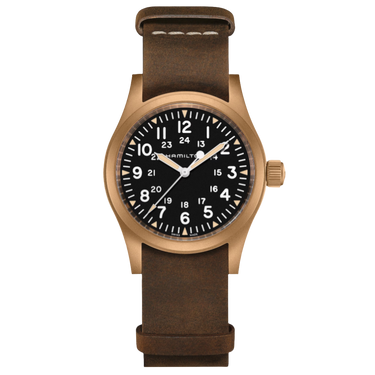 Khaki Field Mechanical H69459530 fra Hamilton