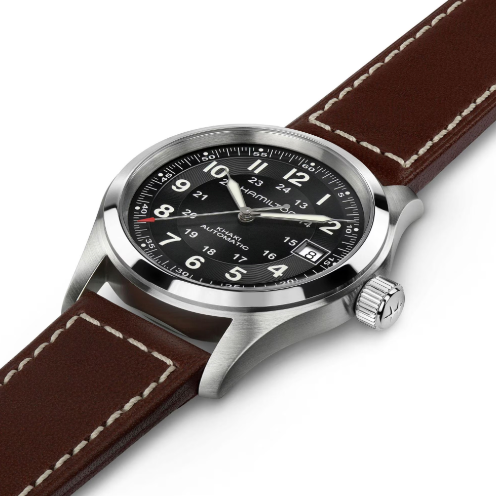 Khaki Field Auto H70455533 fra Hamilton