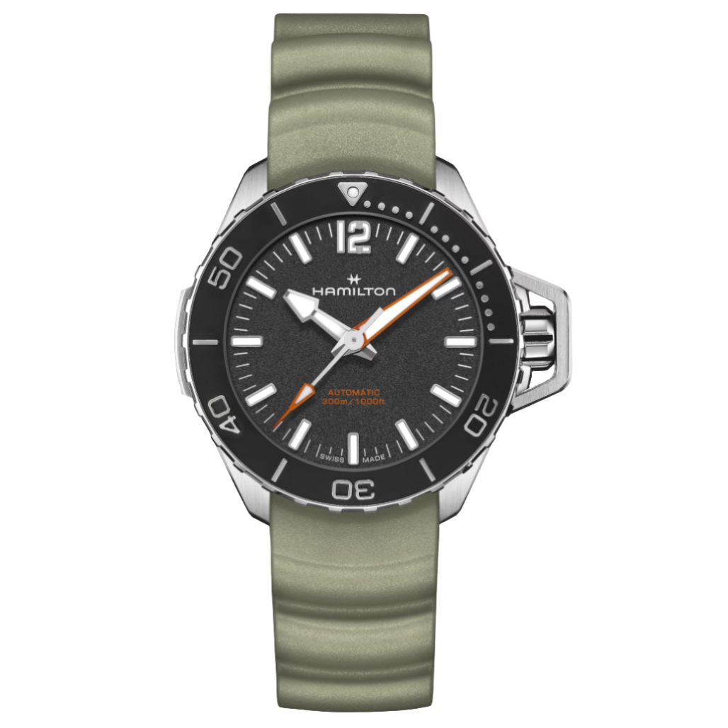 Khaki Navy Frogman Auto H77455331 fra Hamilton