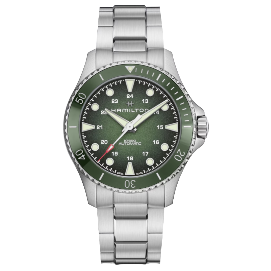 Khaki Navy Scuba Auto H82525160 fra Hamilton