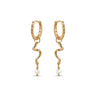 Twist Hoops - Forgyldt fra Enamel