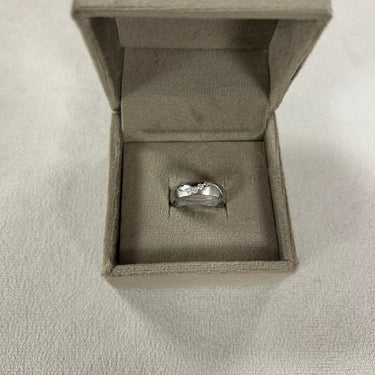 Vielsesring m. 0,09ct - 14 kt.