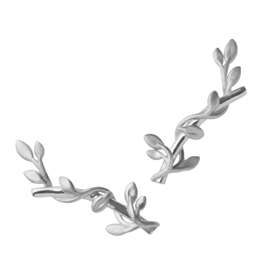 Jungle Ivy Earclimbers - Sølv fra Bybiehl