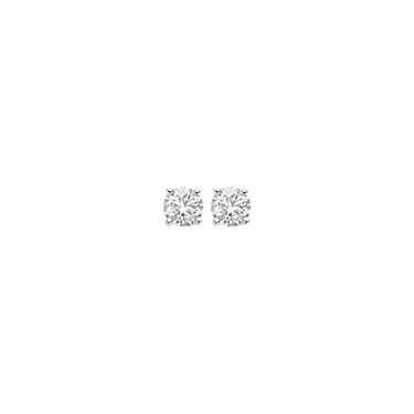 Ørestikker 2x 0,30 ct. - 14 kt. Hvidguld