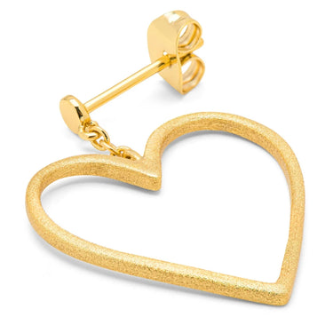 Love Free Ørering - Forgyldt Messing