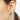 Love Repeat hoops - Forgyldt Messing