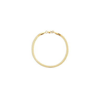 Thin Snake Armbånd Medium - Forgyldt Stål fra Mockberg
