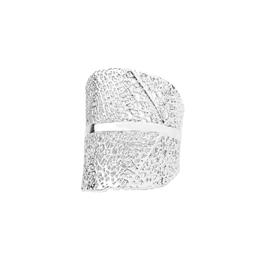 Maia Ring - Hvidguldsbelagt fra Pure Leaf