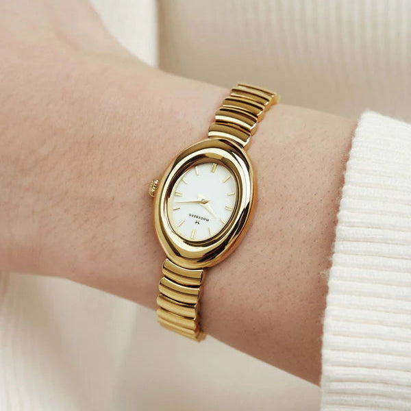 Belle Oval Gold MB1418