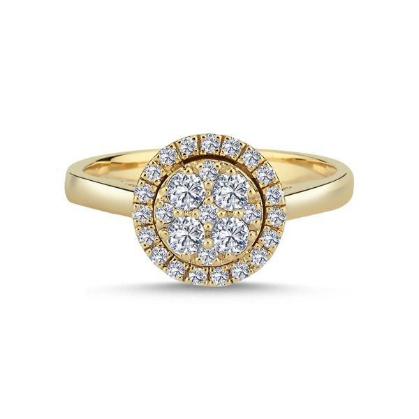 Posh Ring m. 0,45 ct. W/si - 14kt. fra Nuran