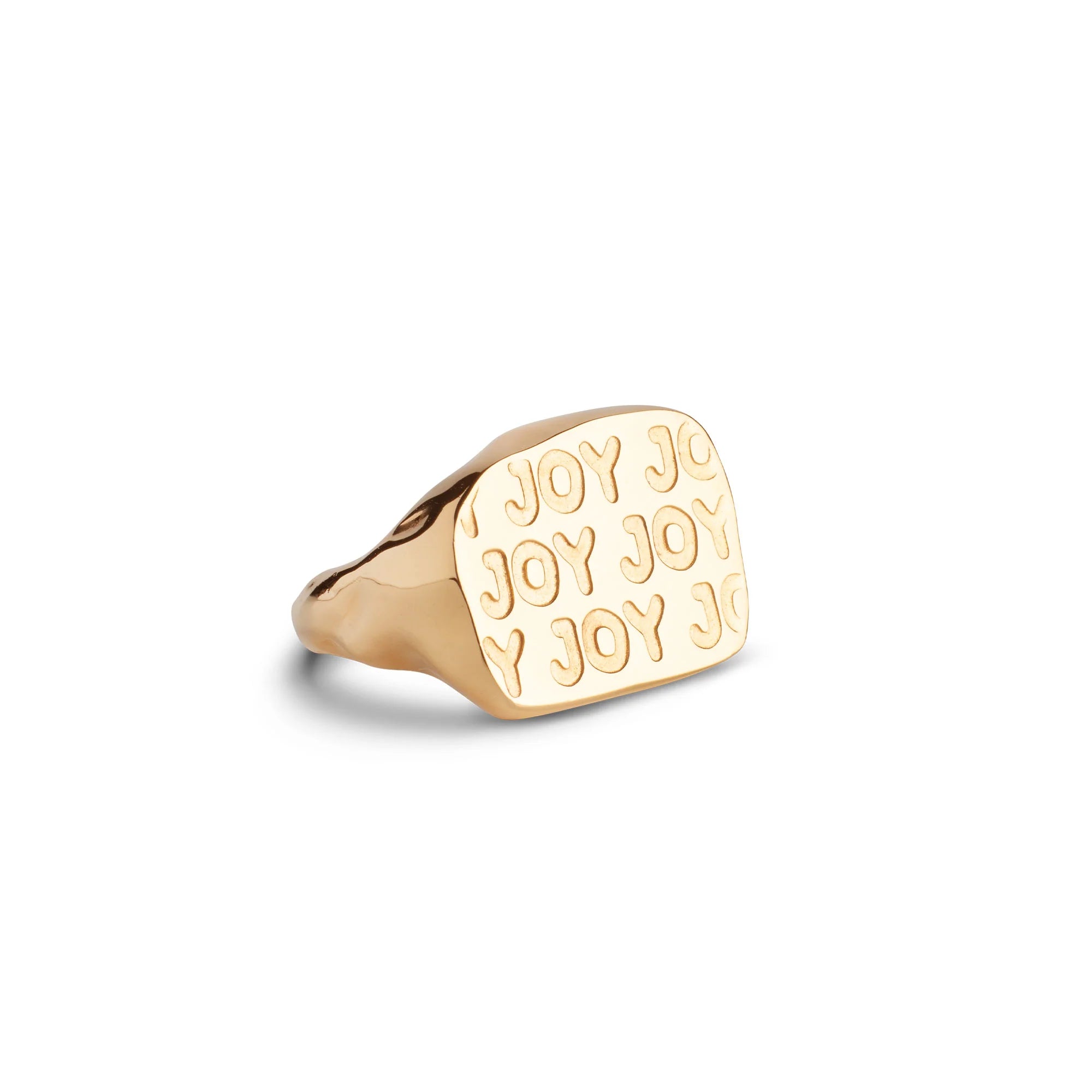 Joy Statement Ring - Forgyldt