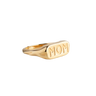 Mom Statement Ring - Forgyldt fra Enamel
