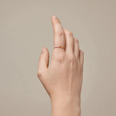 Sway Ring - Forgyldt fra Enamel