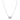 SIS Collet Necklace - Sølv