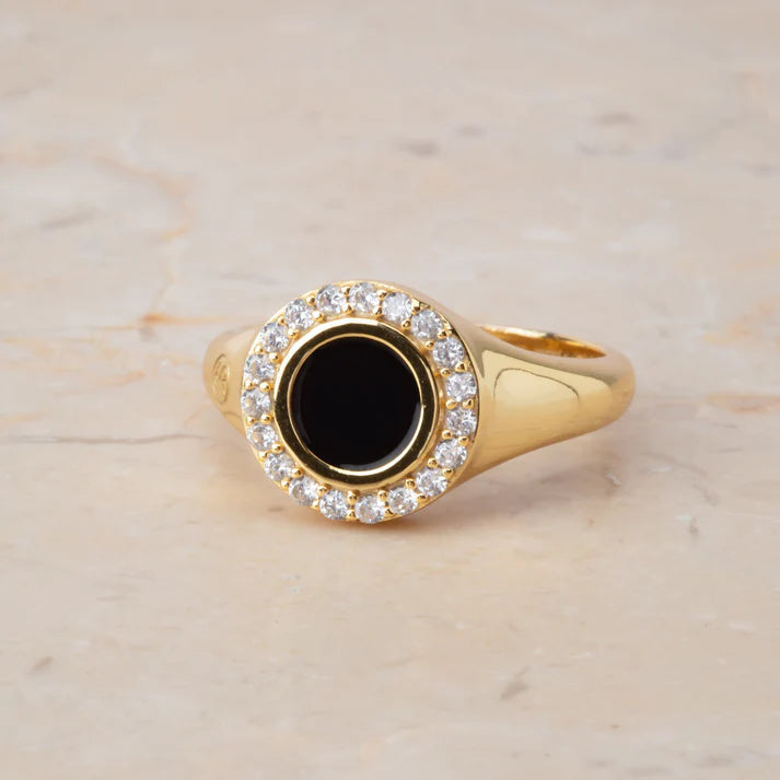 Follina Nero Piccolo ring - Forgyldt fra Sif Jakobs Jewellery