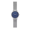 Signatur ur - Sølv/blå fra Skagen