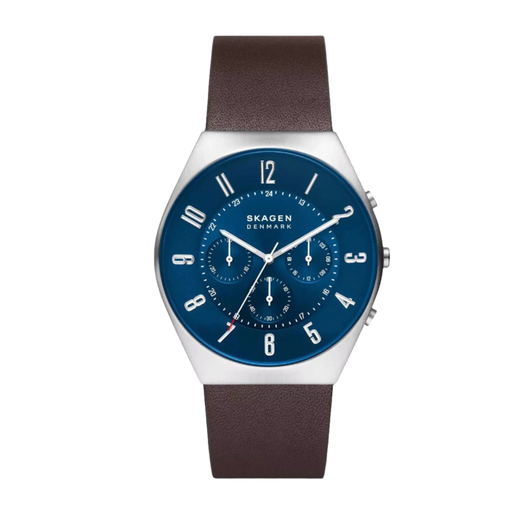 Grenen Chronograph - Sølv/blå fra Skagen