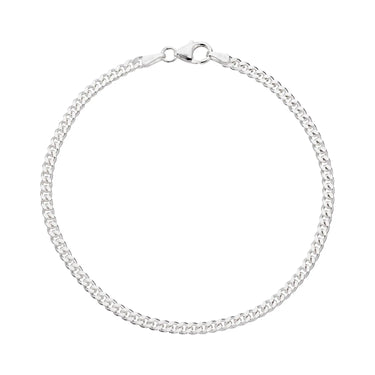 Panser Armbånd 0,85/18,5 - Sølv fra Basic Essentials by Plaza