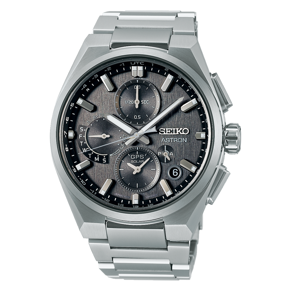 Astron GPS Solar Dual Time Chronograph SSH163J1 fra Seiko