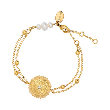 Sea Urchin Armbånd - Forgyldt Messing