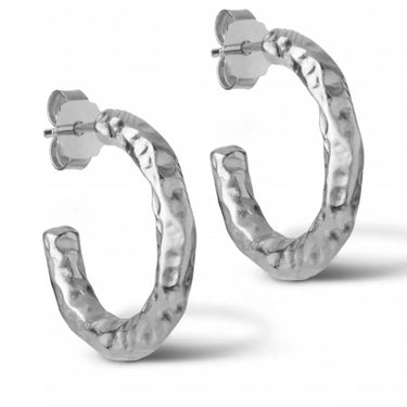 Hali Creoler 20 mm - Sølv fra Enamel