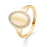 Stadium ring - 14 kt. Guld fra Mads Z Gold Label