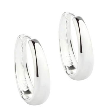 Emma Hoop 25 mm - Sølv