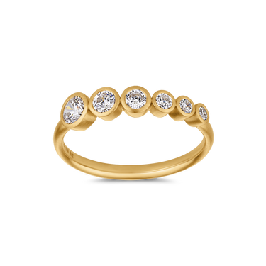 Stardust Flow Ring - Forgyldt