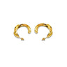 Twisted Hoop Creoler - Forgyldt fra Lush Lush Jewelry