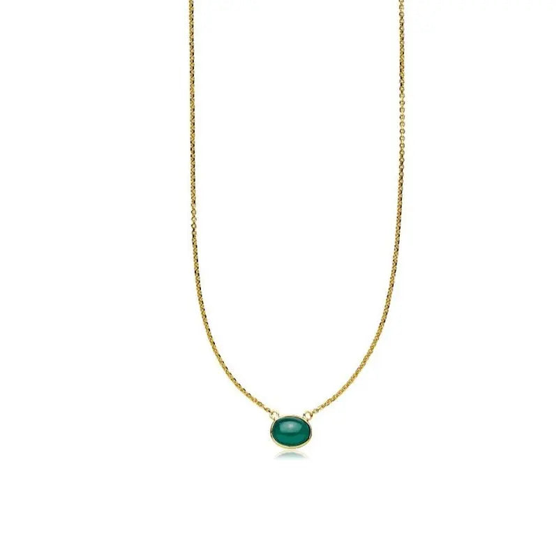 Candy necklace green - Forgyldt fra Izabel Camille