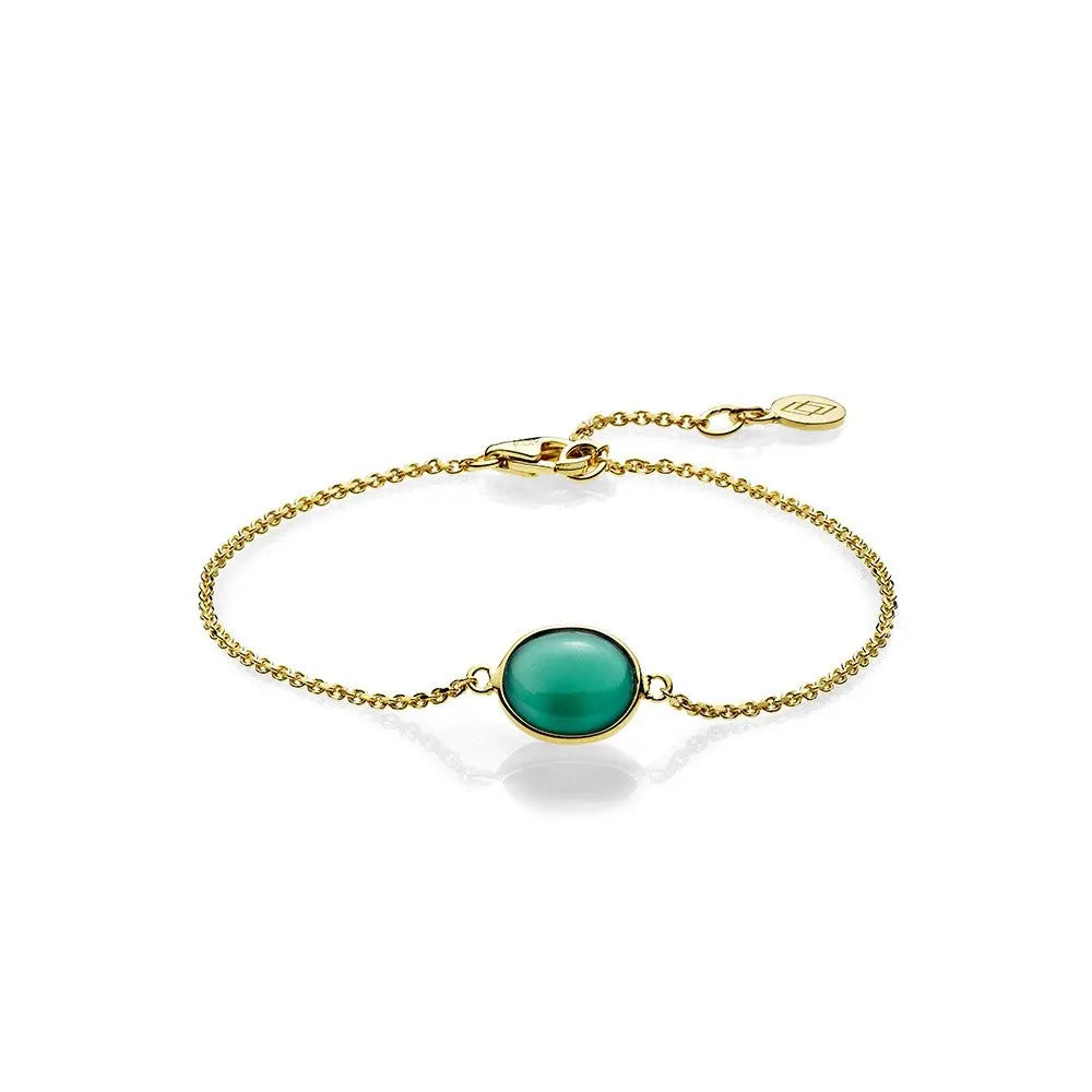 Candy bracelet green - Forgyldt fra Izabel Camille