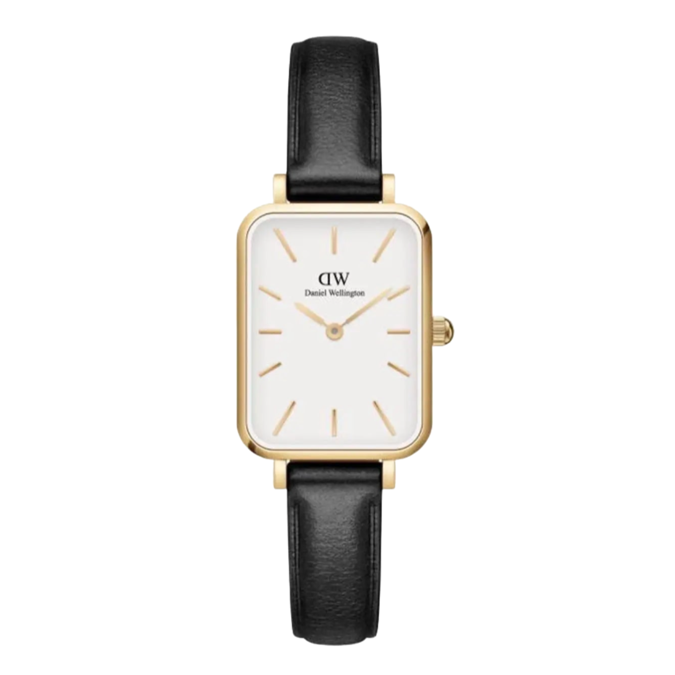 Quadro Sheffield 20x26 mm - Guld/Hvid fra Daniel Wellington