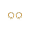 Circle Dot ørestikker - 8 kt. Guld fra Gold Essentials by Plaza