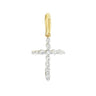 Diamond dot cross vedhæng 0,06 ct - 14 kt. fra Fine Essentials by Plaza