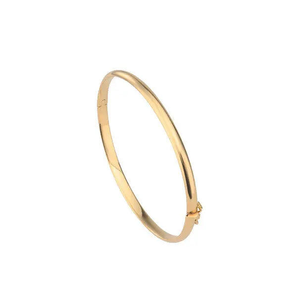 Klassisk armring 4,0/6,0 - 8 kt. Guld fra Gold Essentials by Plaza