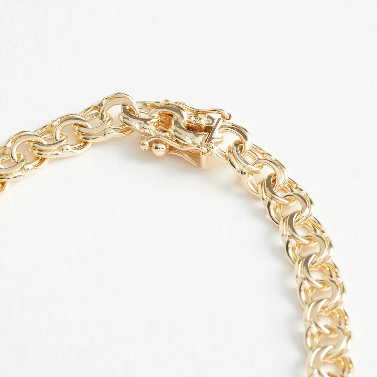 Bismark halskæde 7,3/42 - 8 kt. Guld fra Gold Essentials by Plaza