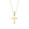 Cross halskæde - 8 kt. fra Gold Essentials by Plaza