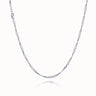Singapore Halskæde 2,3 - Sølv fra Basic Essentials by Plaza