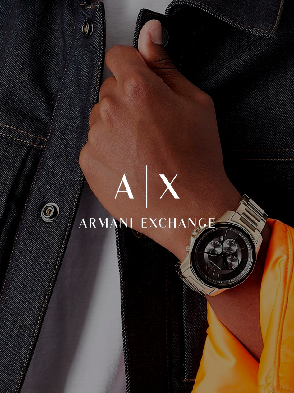 Se vores udvalg af Armani Exchange i vores brandoversigt
