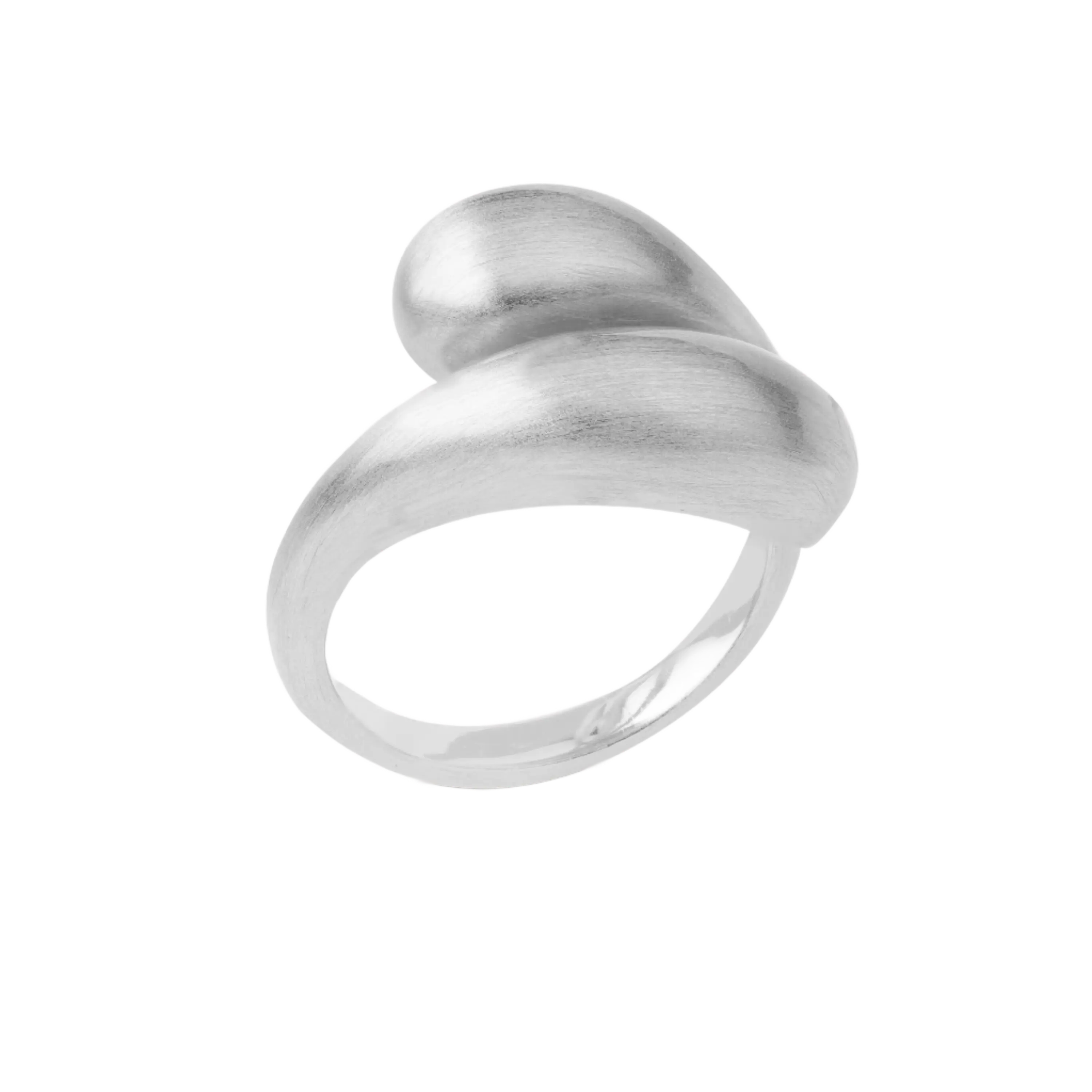 Ocean Flow Duo Ring - Sølv fra Bybiehl