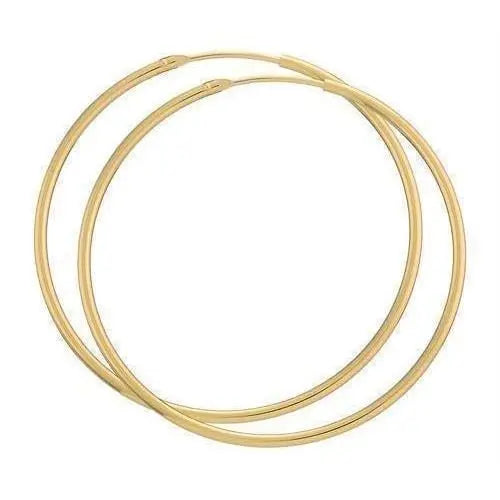 Creoler 1,5/44 mm - 8 kt. Guld fra Gold Essentials by Plaza