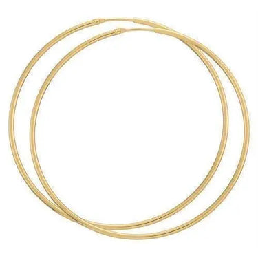 Creoler 1,5/57 mm - 8 kt. Guld fra Gold Essentials by Plaza
