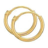 Creoler 2,0/13 mm - 8 kt. Guld fra Gold Essentials by Plaza