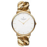 Native // White Dial // Gold Chain Watch Strap fra Nordgreen