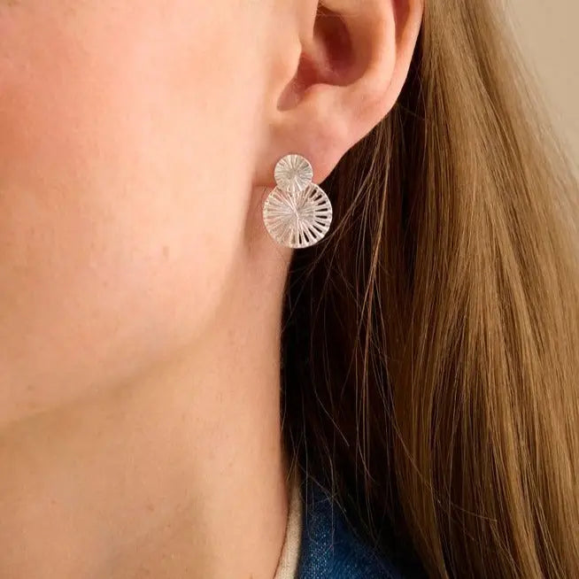 Small Starlight øreringe - sølv fra Pernille Corydon