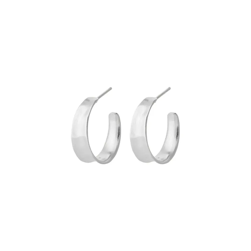 Small Saga øreringe - Sølv fra Pernille Corydon