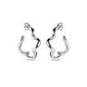 Curly hoops - Sølv fra Enamel