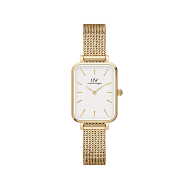 Quadro Evergold 20x26 mm - Guld/Hvid fra Daniel Wellington